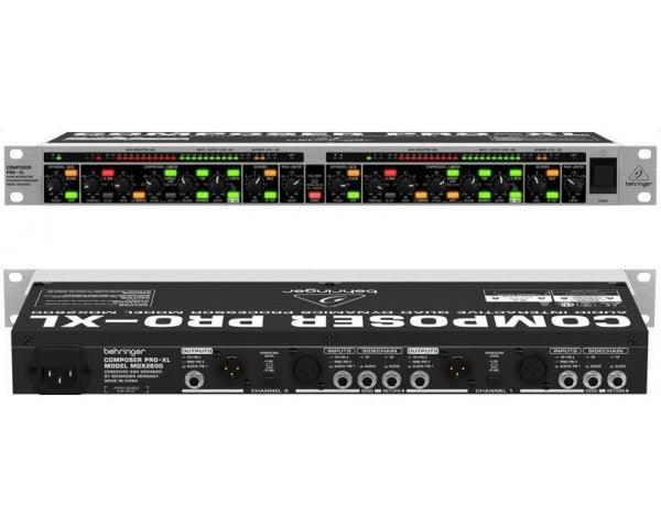 BEHRINGER MDX2600 COMPOSER PRO-XL COMPRESSORE PROCESSORE DINAMICA SIMULAZIONE VALVOLARE - TechSoundSystem.com