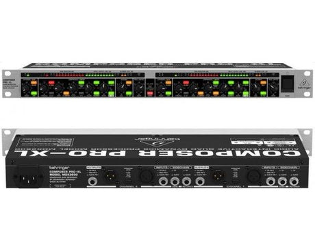 BEHRINGER MDX2600 COMPOSER PRO-XL COMPRESSORE PROCESSORE DINAMICA SIMULAZIONE VALVOLARE - TechSoundSystem.com