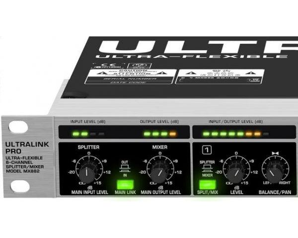 BEHRINGER MX882 V2 ULTRALINK PRO MIXER/SPLITTER MX-882 2/6 CANALI EX-DEMO - TechSoundSystem.com