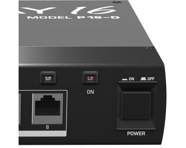 BEHRINGER P16D POWERPLAY ULTRANET DISTRIBUTORE DIGITALE 16 CANALI PER 48 P16 EX-DEMO - TechSoundSystem.com