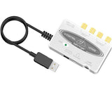 BEHRINGER UCA202 U-CONTROL INTERFACCIA AUDIO USB SILVER 48KHZ PC MAC + USCITA OTTICA S/PDIF + SOFTWARE - TechSoundSystem.com