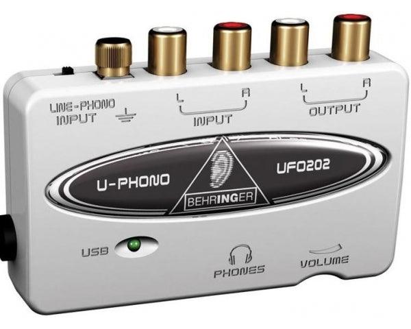 BEHRINGER UFO202 U PHONO INTERFACCIA AUDIO 48 KHZ USB SOFTWARE PRE behringer-ufo202-u-phono-interfaccia-audio-48-khz-usb-software-pre