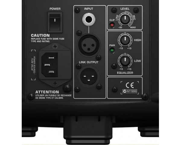 BEHRINGER B208D EUROLIVE CASSA ATTIVA AMPLIFICATA 200 WATT WOOFER 8" DRIVER 1,75" EQUALIZZATORE 2 BANDE - TechSoundSystem.com