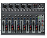 BEHRINGER XENYX-1002B MIXER AUDIO PASSIVO 12 CANALI PHANTOM POWER +48V ANCHE A BATTERIE - TechSoundSystem.com