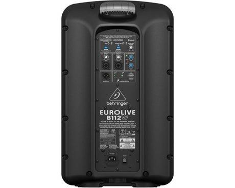 BEHRINGER B112W CASSA ATTIVA 1000 WATT BLUETOOTH 2 VIE WOOFER 12" EQUALIZZATORE 2 BANDE 2 INGRESSI + WIRELESS READY - TechSoundSystem.com