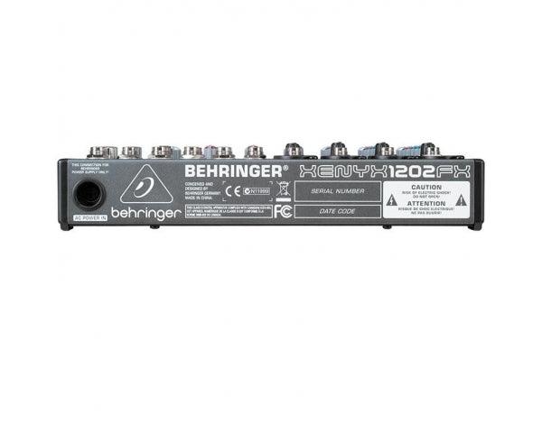 BEHRINGER XENYX 1202FX MIXER PASSIVO 12 INGRESSI MULTIEFFETTI VOCE KARAOKE 4 MIC PRE PHANTOM POWER +48V - TechSoundSystem.com