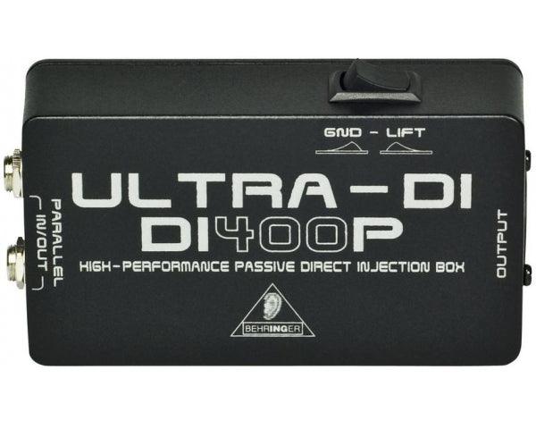 BEHRINGER DI400P ULTRA-DI DI-BOX PASSIVA IN/OUT PARALLELO XLR OUT CON GROUND LIFT - TechSoundSystem.com