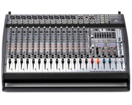 BEHRINGER PMP6000 MIXER AMPLIFICATO 20 CANALI EFFETTI FBQ EXP 3D 1200 WATT 7 BANDE EQ +48V - TechSoundSystem.com