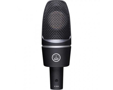 AKG C3000 MICROFONO DA STUDIO A CONDENSATORE LARGO DIAFRAMMA PER VOCE E STRUMENTI C-3000-B - TechSoundSystem.com
