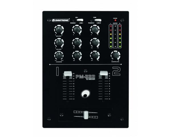 OMNITRONIC PM-222 MIXER PER DJ 2 CANALI - TechSoundSystem.com