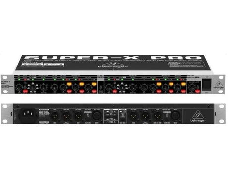 BEHRINGER CX3400-V2 SUPER-X PRO CROSSOVER 3 VIE STEREO 4 MONO USCITA SUBWOOFER EX-DEMO - TechSoundSystem.com