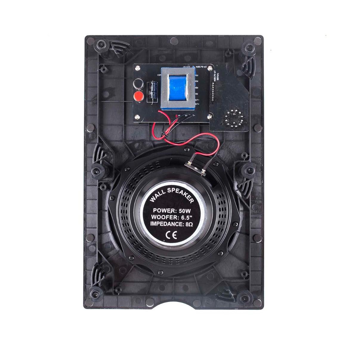 Master Audio WS655T Diffusore 2 vie 50W da parete ad incasso, con trasformatore 100 V - TechSoundSystem.com