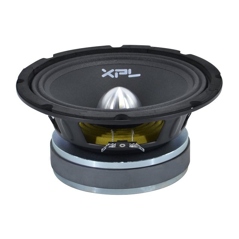 XPL XM08-401 - Midwoofer 8" XPL Alta Efficenza 4ohm, 250W RMS, 97dB - Ogiva in Alluminio