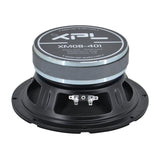 XPL XM08-401 - Midwoofer 8" XPL Alta Efficenza 4ohm, 250W RMS, 97dB - Ogiva in Alluminio