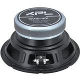 XPL XM10-401 - Midwoofer 10" Alta Efficenza 4ohm, 40W RMS, 95dB - Ogiva in Alluminio