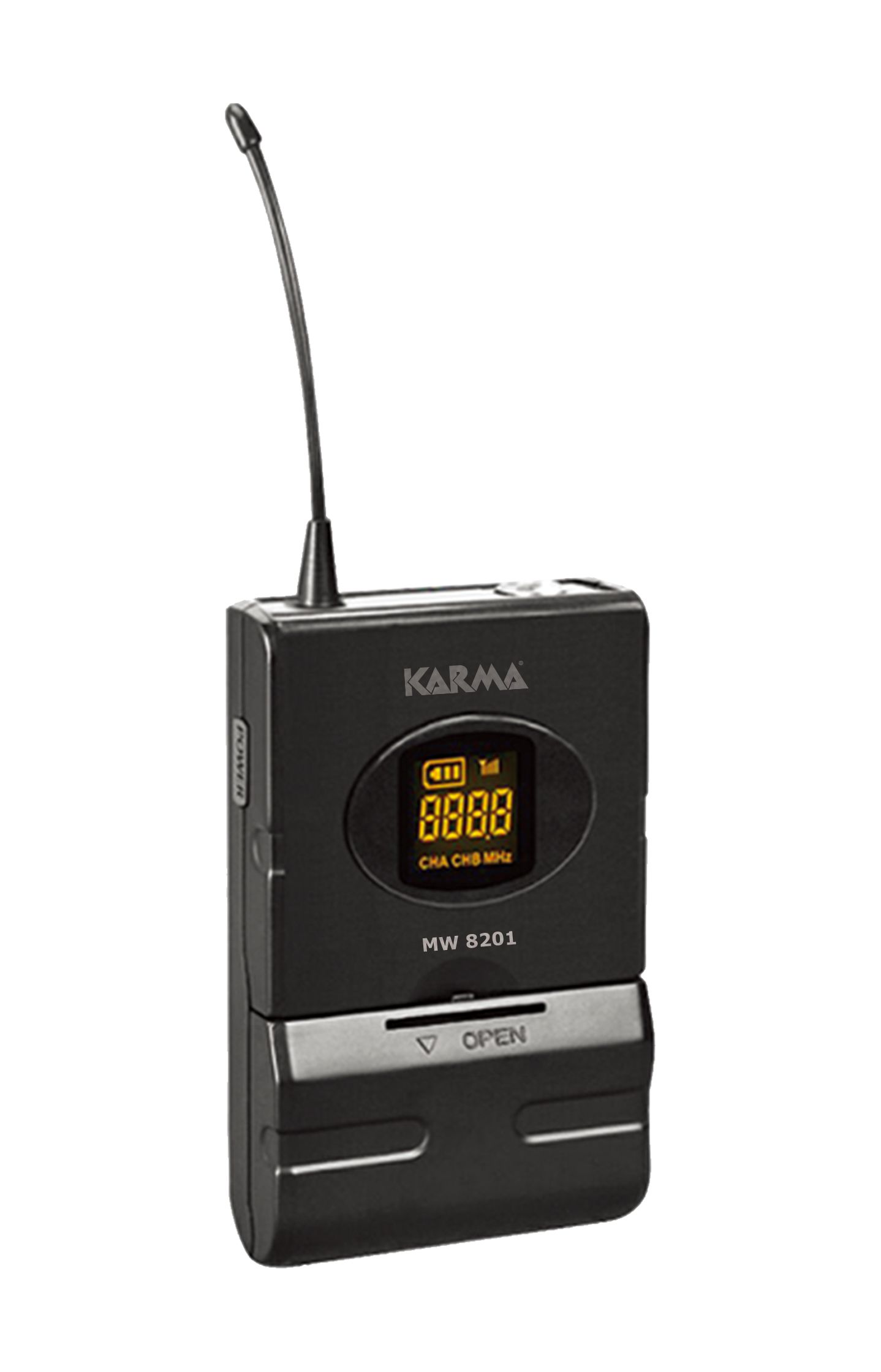 KARMA SET 167 Microfono con Ricevitore Jack a Batteria