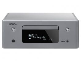 Denon RCD-N10 Sintoamplificatore + Lettore CD network audio 65 + 65W 4ohm Colore grigio - 1 - Techsoundsystem.com