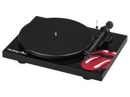 PRO-JECT Rolling Stones Recordplayer giradischi con braccio da 8.6'', NERO - 1 - Techsoundsystem.com