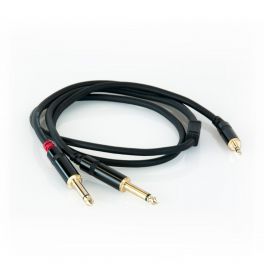 Cavo audio RCA381/3 Master Audio 2 Jack 6.3mm mono + 1 mini Jack 3.5mm stereo. Lunghezza 3 metri. - 1 - Techsoundsystem.com