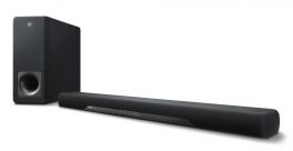 Yamaha YAS-207BL Soundbar con subwoofer wireless. HDMI in/out 4K/60 fps e streaming Bluetooth, 200W - 1 - Techsoundsystem.com