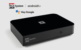 Telesystem UP T2 4K android TV™ decoder SMART ULTRA HD DVB-T2 HEVC HDR10 e HLG