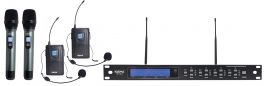 karma SET 8042PL Kit 4 radiomicrofoni UHF - 2 palmari 2 bodypack - 1 - Techsoundsystem.com
