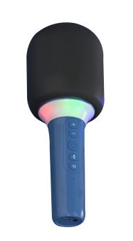 KARMA SNG A Microfono Karaoke con effetti luce - colore blu - 1 - Techsoundsystem.com