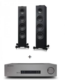 Cambridge Audio CXA61+ KEF Q550 BLACK Diffusori da pavimento (COPPIA)