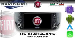 Hardstone HS FIA04-AXS Autoradio per FIAT PUNTO EVO, Android 11, 8 CORE
