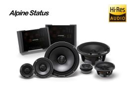 Alpine HDZ-653 Kit diffusori a 3 vie Separate Status Hi-Res 6-1/2" (16.5cm) - 1 - Techsoundsystem.com