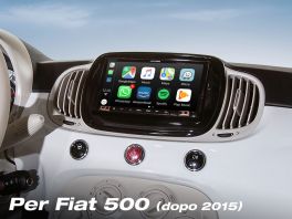 Alpine iLX-702-500MCA autoradio 2 DIN specifico FIAT 500, Car Play, Android Auto - 1 - Techsoundsystem.com