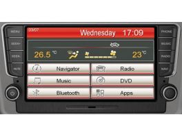 PHONOCAR VM110 SINTO-DVD ALTO 2 DIN 8,0" VW GOLF 7 CON GPS E BLUETOOTH - 1 - Techsoundsystem.com