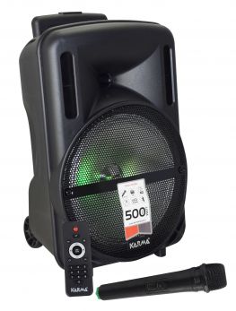 KARMA HPSB 10 Diffusore amplificato con radiomicrofono 500W PMPO - 1 - Techsoundsystem.com