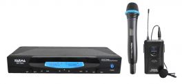 GLEMM SET 7620PL Doppio radiomicrofono UHF palmare + lavalier - 1 - Techsoundsystem.com