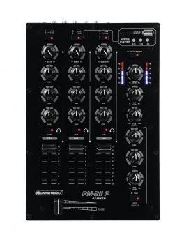 OMNITRONIC PM 311P MIXER DJ 3 CANALI CON PLAYER MP3 USB - 1 - Techsoundsystem.com