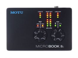 MOTU MICROBOOK IIc INTERFACCIA AUDIO USB 2.0 CON INGRESSO CHITARRA PER PC MAC IPAD