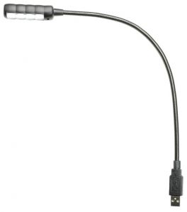 ADAM HALL SLED1-ULTRAUSB LAMPADA LED USB A COLLO D&#039;OCA 4 LEDS COB ULTRA LUMINOSI - 1 - Techsoundsystem.com