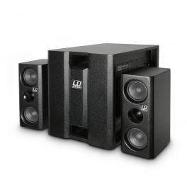 LD SYSTEMS DAVE8XS SISTEMA 2.1 MULTIMEDIALE PROFESSIONALE ATTIVO 350W RMS SUBWOOFER + 2 SATELLITI - 1 - Techsoundsystem.com