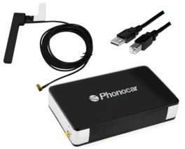 Phonocar VM220 sintonizzatore DAB+ Univesale, Plug&Play con Presa USB e Antenna da Vetro