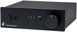 Pro-ject STEREO BOX S2 BLACK Amplificatore integrato stereo Hifi audiophile - 1 - Techsoundsystem.com