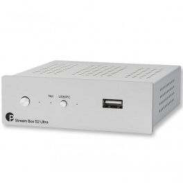 Pro-ject STREAM BOX S2 ULTRA SILVER Streamer musicale di rete ad alta risoluzione PCM 32bit/352.8KHz e DSD256