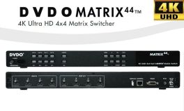 DVDO Matrix44 iScan Matrix 4x4 Matrice HDMI 4K, quattro ingressi quatto uscite