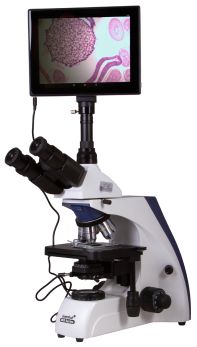 Microscopio trinoculare digitale Levenhuk MED D30T LCD - 1 - Techsoundsystem.com
