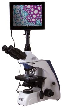 Microscopio trinoculare digitale Levenhuk MED D35T LCD - 1 - Techsoundsystem.com