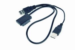 CABLEXPERT EXTERNAL USB TO SATA ADAPTER FOR SLIM SATA SSD, DVD - 1 - Techsoundsystem.com