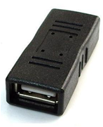 CABLEXPERT USB 2.0 COUPLER, BLACK - 1 - Techsoundsystem.com
