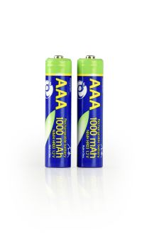 ENERGENIE NI-MH RECHARGEABLE AAA BATTERIES, 1000MAH, 2PCS BLISTER PACK - 1 - Techsoundsystem.com