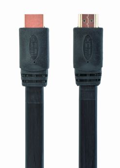 CABLEXPERT HDMI MALE-MALE FLAT CABLE, 1 M, BLACK COLOR - 1 - Techsoundsystem.com