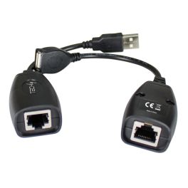 TECHLY IUSB-EXTENDTY5 COPPIA DI EXTENDER USB FINO A 50 METRI SU CAVO CAT 5E / 6 - 1 - Techsoundsystem.com